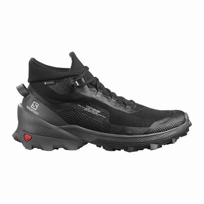 Salomon CROSS OVER CHUKKA GORE-TEX - Naisten Vaelluskengät - Mustat